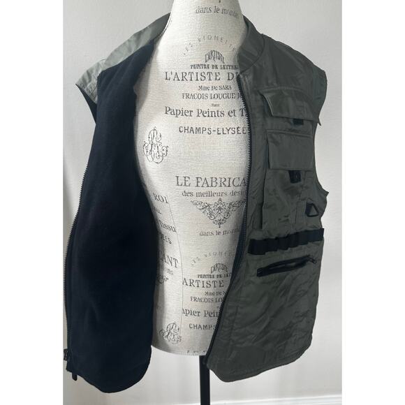 Structure US M20 Men's Vest Fishing Hunting Cargo Size L khaki green Size L - Picture 7 of 8